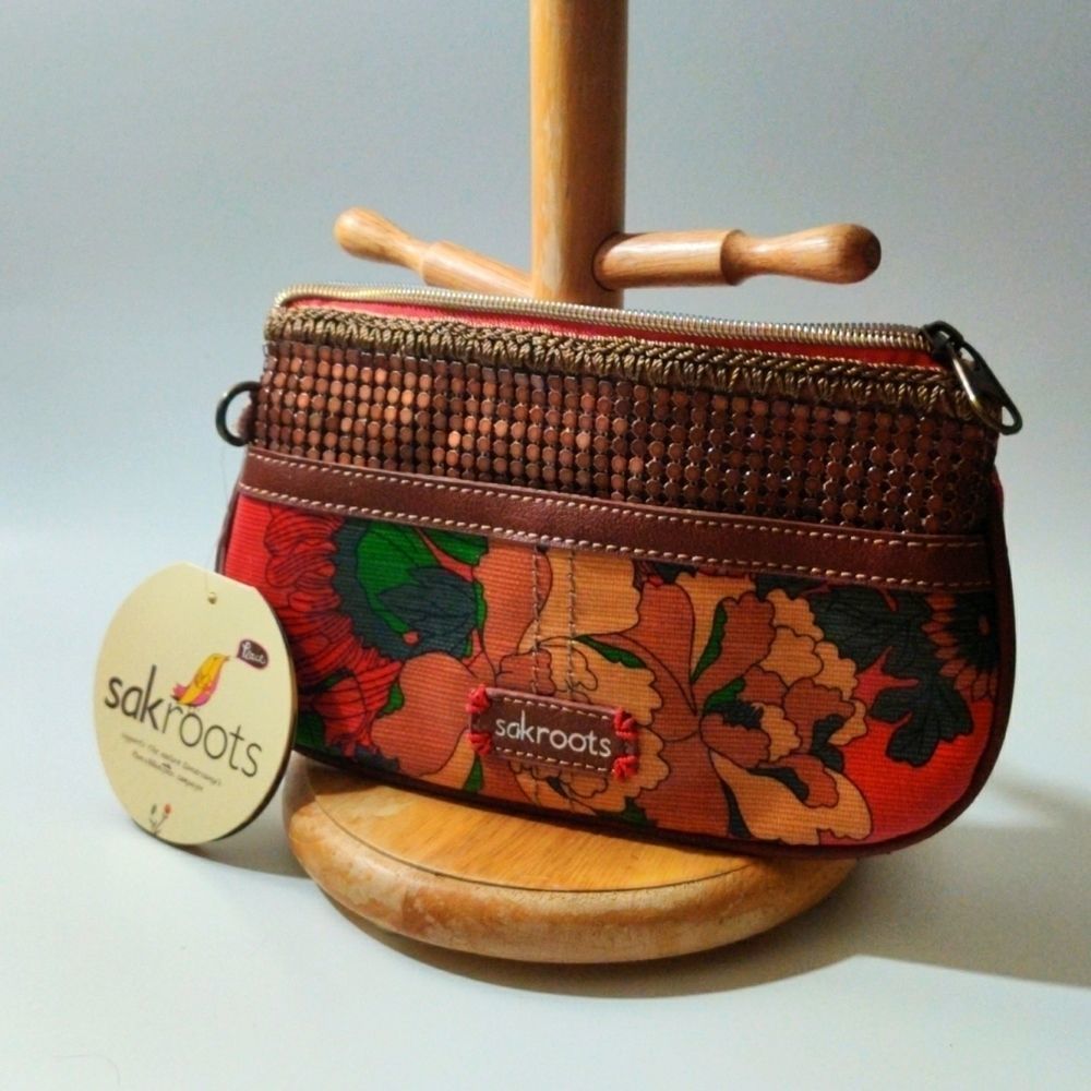 SakRoots Flower Power Clutch by Joshua Davis‎